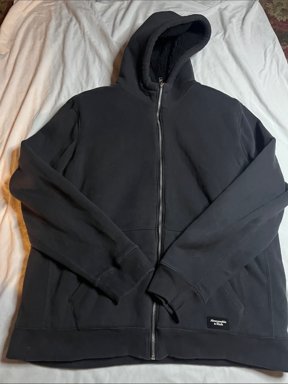 Abercrombie & Fitch Hooded Sweatshirt Coat
